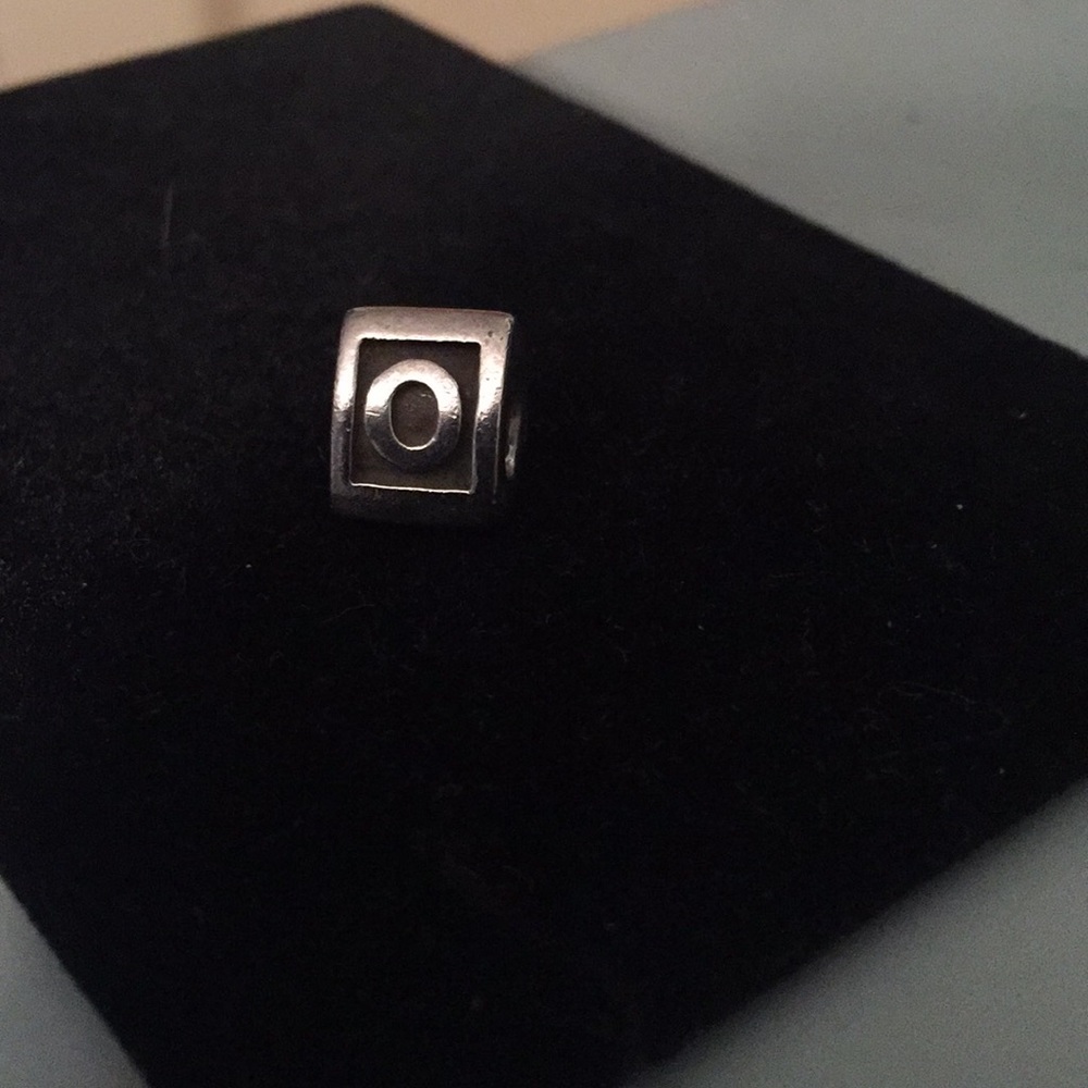 Pandora Sterling Silver Letter O Charm